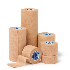 cohesive bandage in different sizes