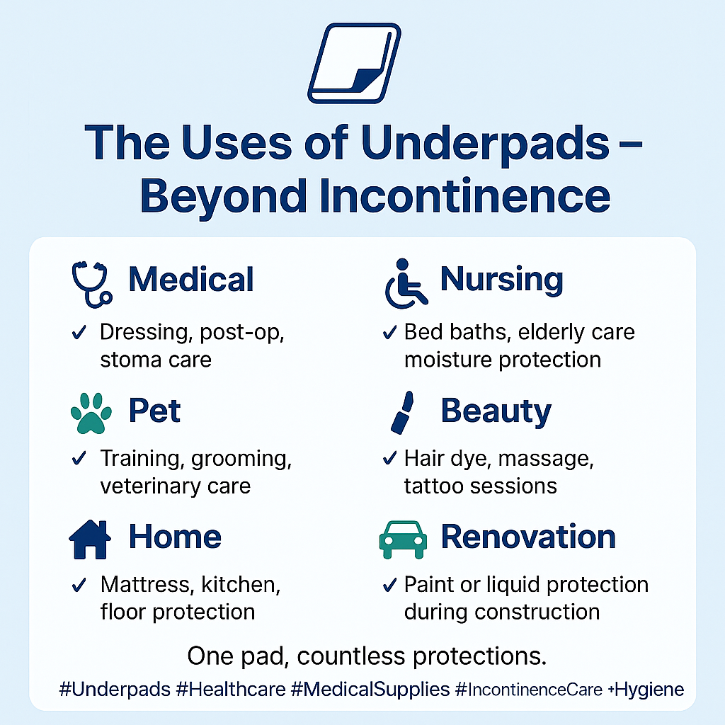 the uses of underpads