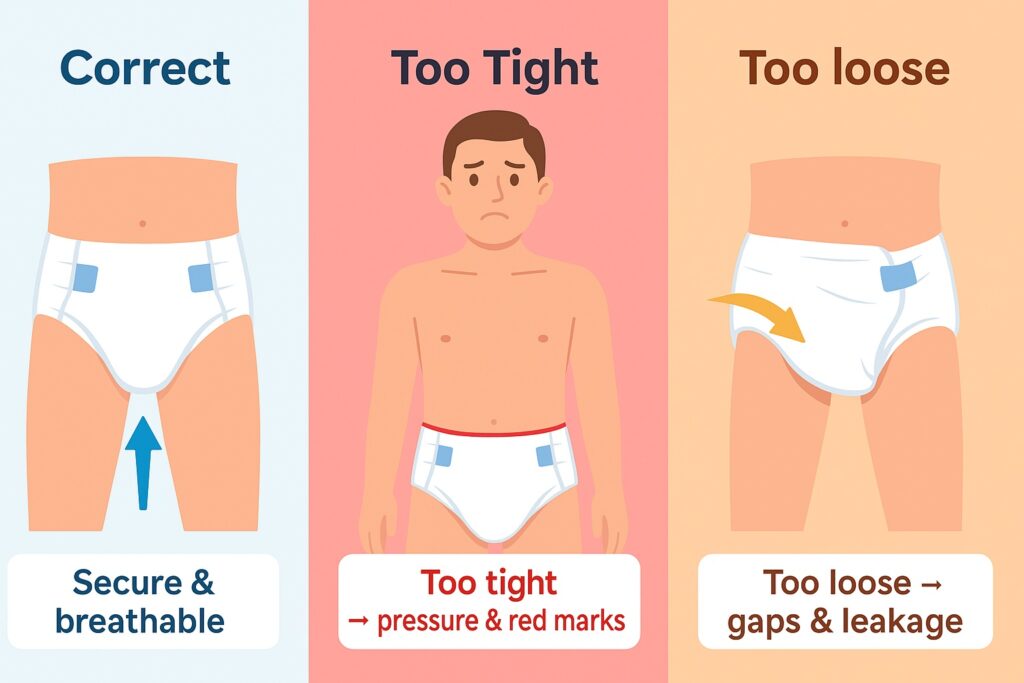 how to chooes the right size for your adult diaper