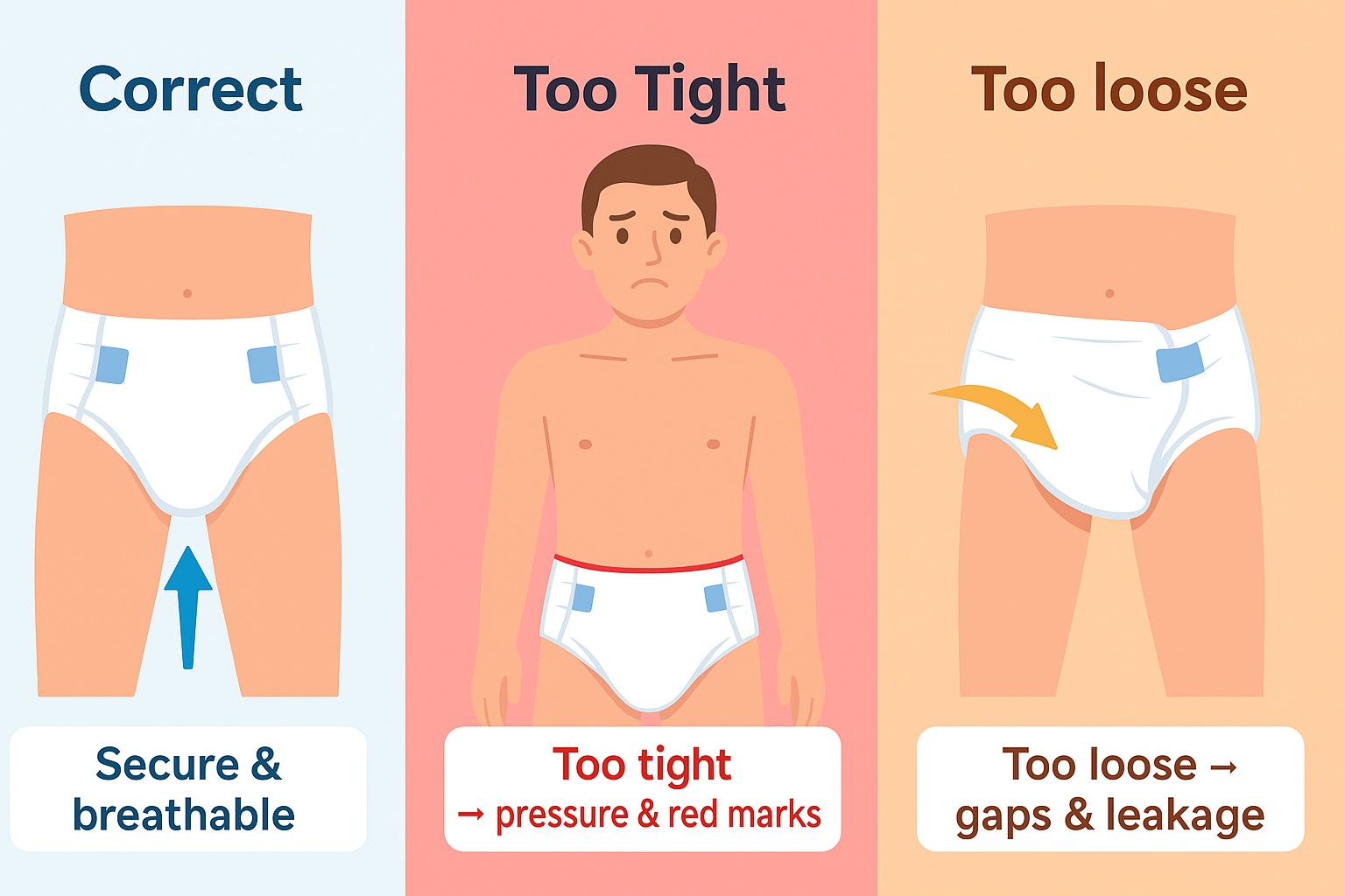 how to chooes the right size for your adult diaper